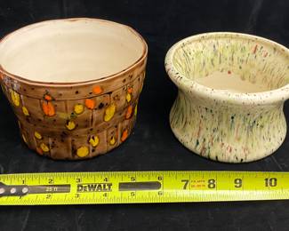 Ceramic Hand Painted Planters Potting Garden