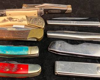 Pocket Knives • Buck, Jaguar, RR, Frost, many to choose from.