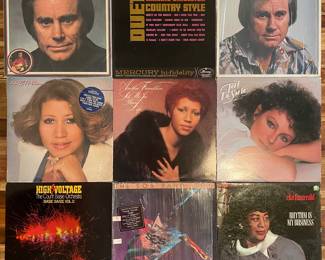 George Jones, Aretha Franklin, Ella Fitzgerald ; R&B