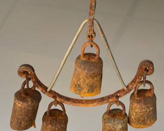 Rustic Vintage Metal Wind Chime Bells