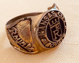 Very Vintage Adjustable KC Royals Baseball Ring / Kansas City