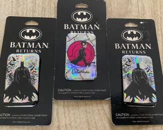 1992 Batman Returns & Catwoman Pins