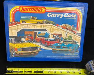 c1978 Matchbox Hot Wheels Carry Case Full of Cars