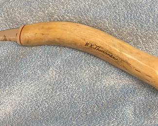 Custom OOAK Antler Knife • Artist Signed