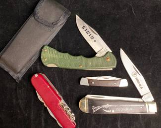 VTG 1980’s Virginia Sirio Lockback Knife, Buck, NRA Forty Years of Freedom 1975-2020