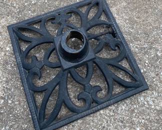 Cast Iron Patio Umbrella Stand
