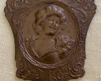Small Victorian Lady Copper Jewelry