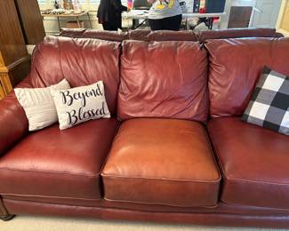 Leather couch
