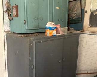 vintage wall cabinets