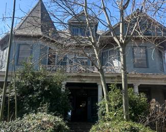 view of second floor of house from street, 8500 sq feet, every room is loaded