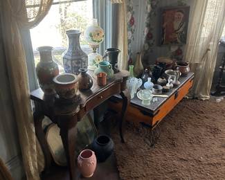 another corner full of items in upstairs bedroom