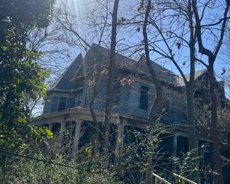 view of house through trees