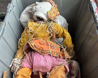 antique Asian puppet doll
