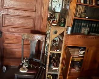 beautiful woodwork in library