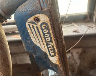 antique Goodyear bicycle sold by sears roebuck and company