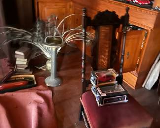 view in library of home