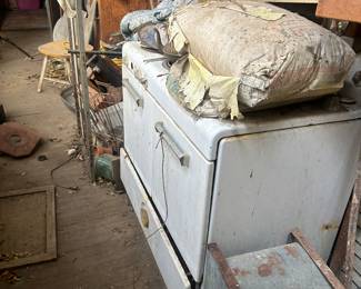 various items on back of house