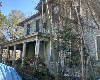 exterior side view of house and porch