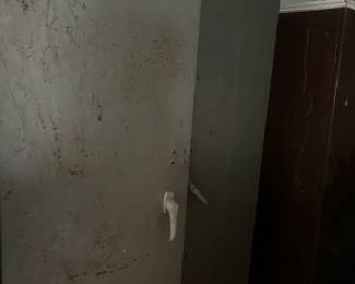 metal vintage storage cabinet