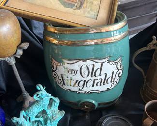 misc antique and vintage decor items