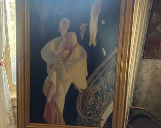 ca. 1920 artwork, oil on canvas