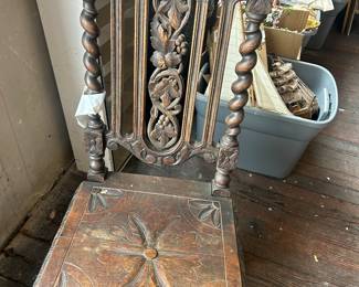 english barley twist dinning chair