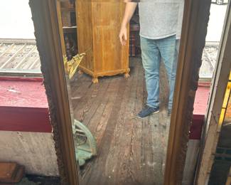 Victorian rectangular mirror