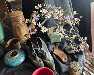 group of types of items throughout this 9000 square foot house to be sold