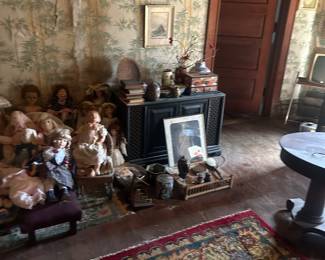 furniture, collectibles and other items in one of six bedrooms in home