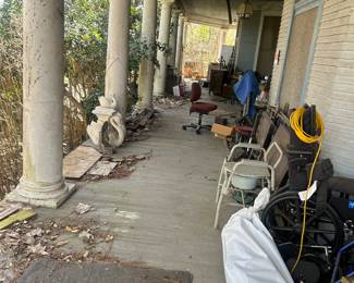 view of items on front porch