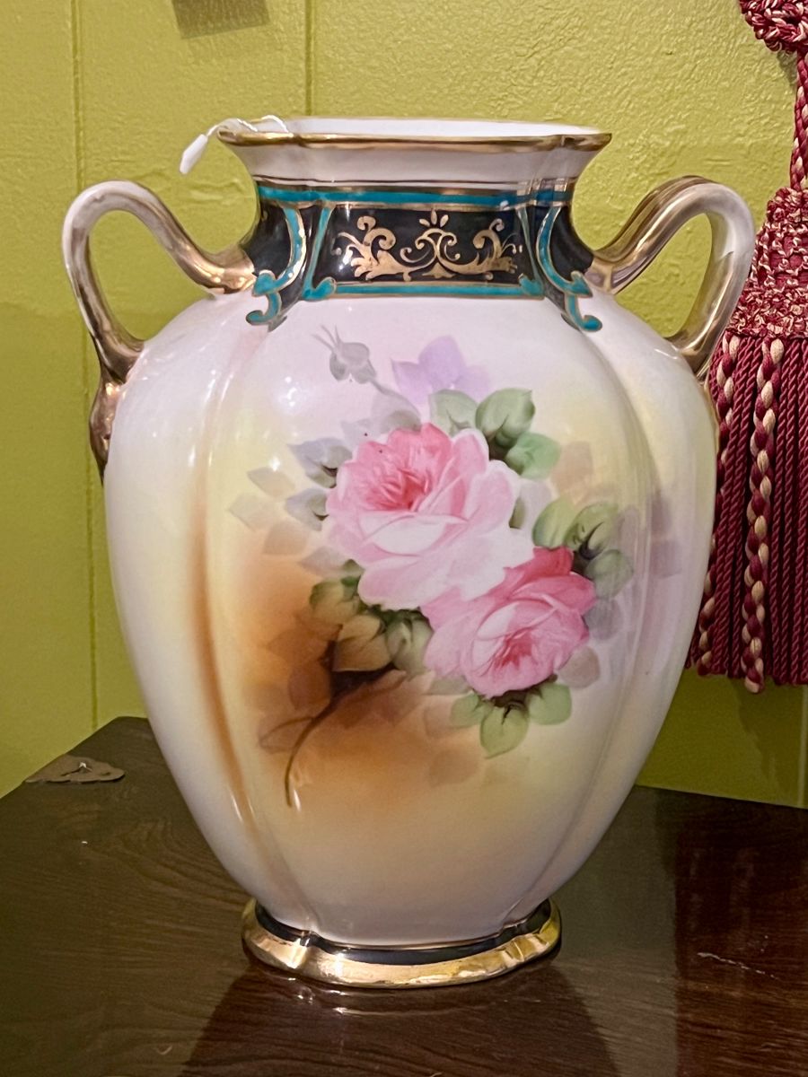 Antique Nippon Porcelain Vase