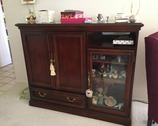 small-size TV armoire/display cabinet