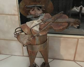 metal musician w/guitar