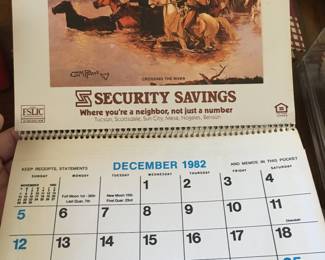1982-83  calendar