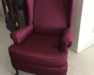Plum colored side chairs