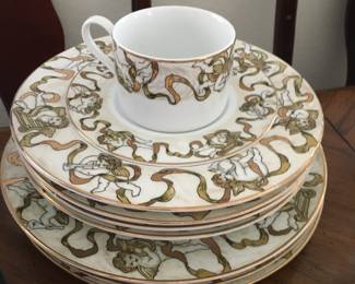 cherub-angel dish set