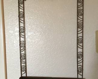 copper wall utility shelf