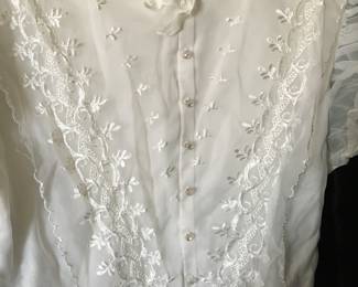 antique flower girl dress