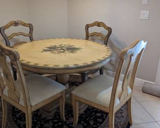 $300 table and 4 chairs
