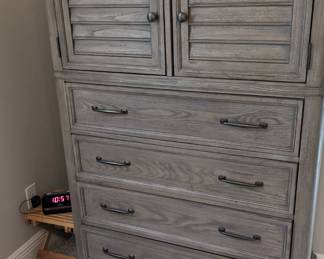 Upright Dresser - 1 of 5. Entire bedroom set is $750