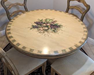 Table and 4 chairs $300