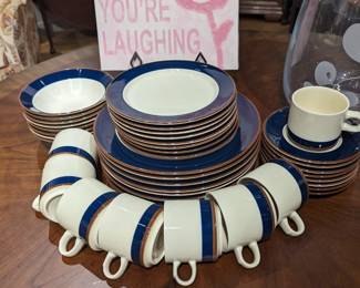 Blue & White China Set $150