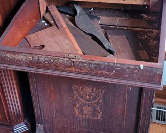 #14 Antique stenciled Child's desk