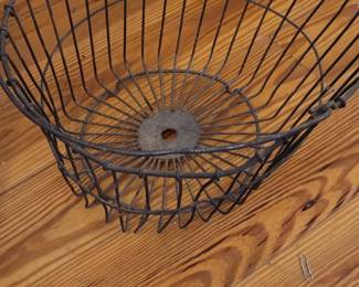 Rustic wire basket