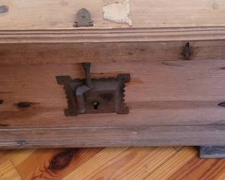 #25 Antique double chest with rustic metal hardware