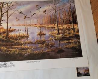 Ken Zylla Commerative Print "A Likely Refuge"