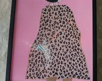 12 1/2 x 16 1/2 leopard house dress $12.00