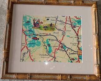 15 x 13  Wildwood map  $30.00
