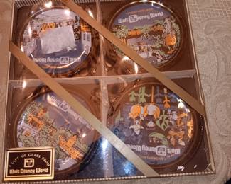 Walt Disney Glass Coasters $15.00