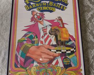 24 x 17 Ringling  Brothers poster  $25.00